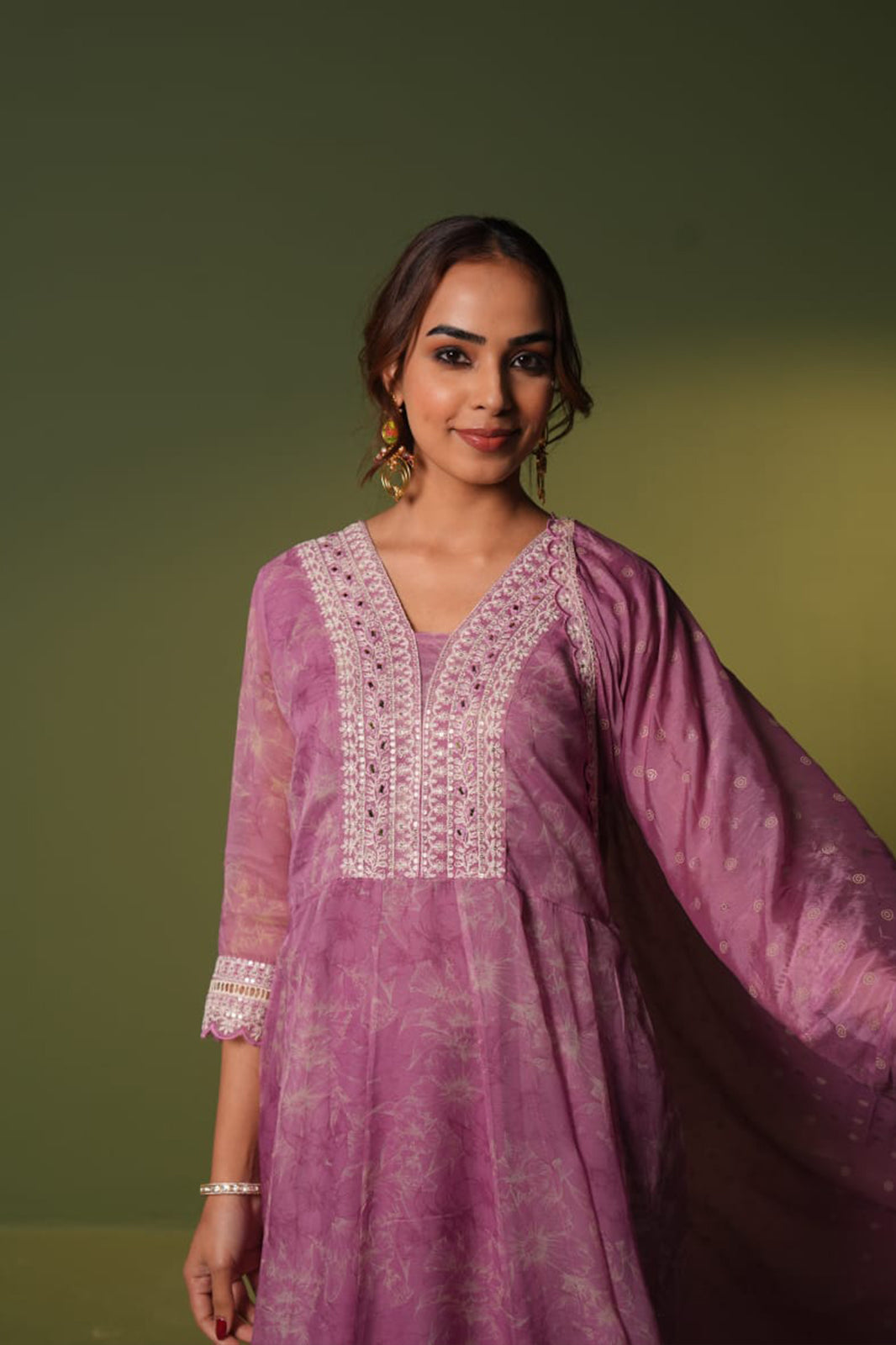 Pink Jugni Suit  Set (Set of 3) 2
