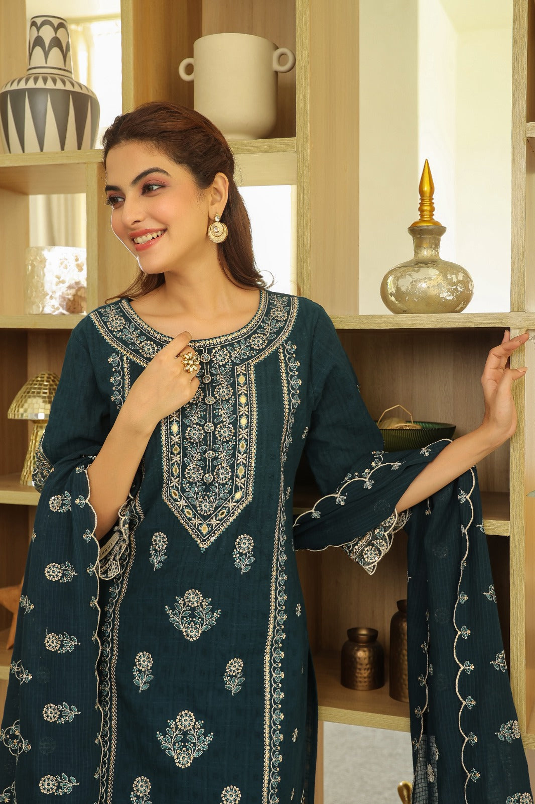 Blue Kesar Suit  Set (Set of 3)