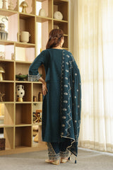 Blue Kesar Suit  Set (Set of 3)