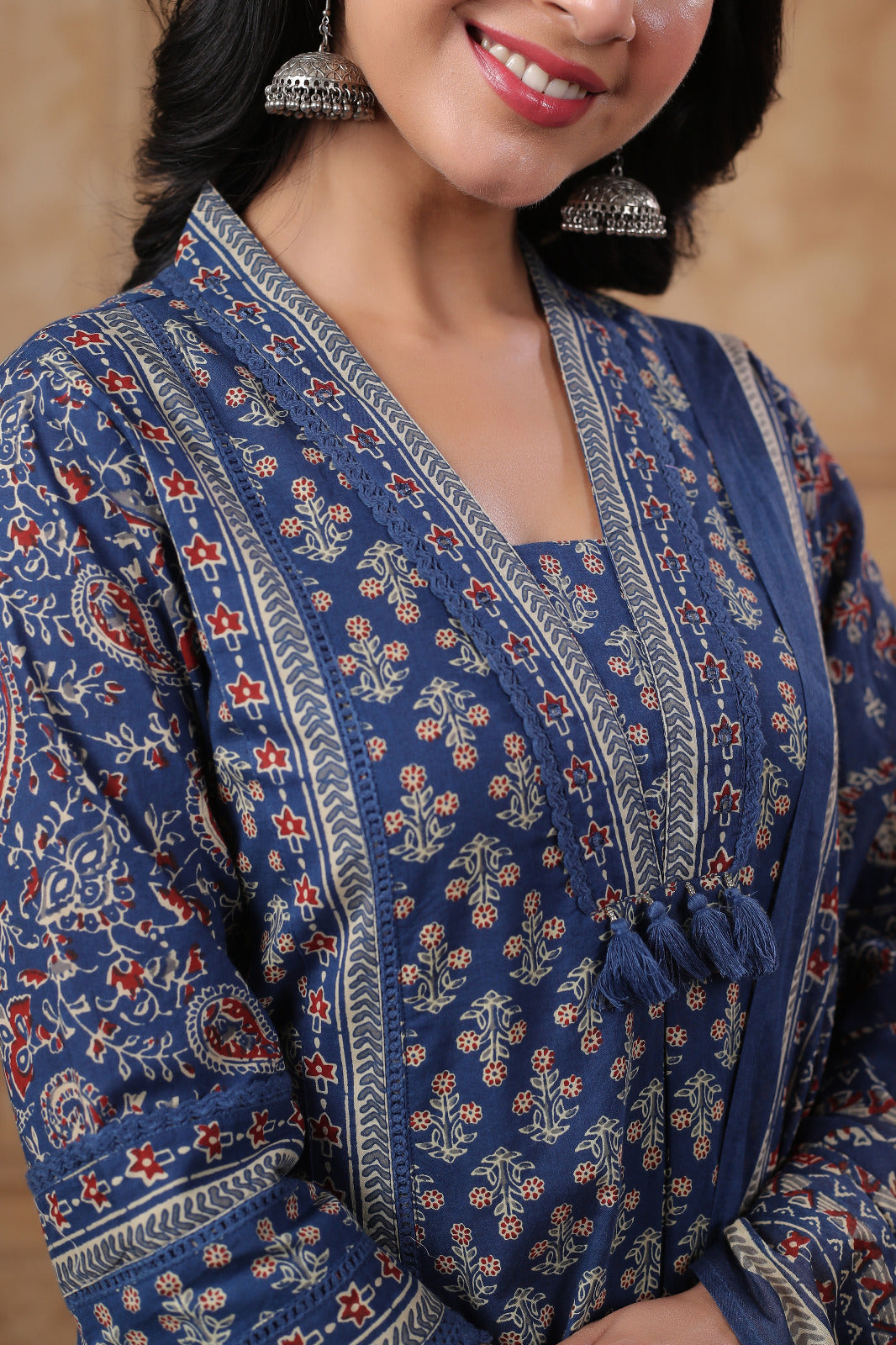 Blue Meher Suit  Set (Set of 3) 4