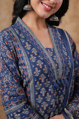 Blue Meher Suit  Set (Set of 3) 4