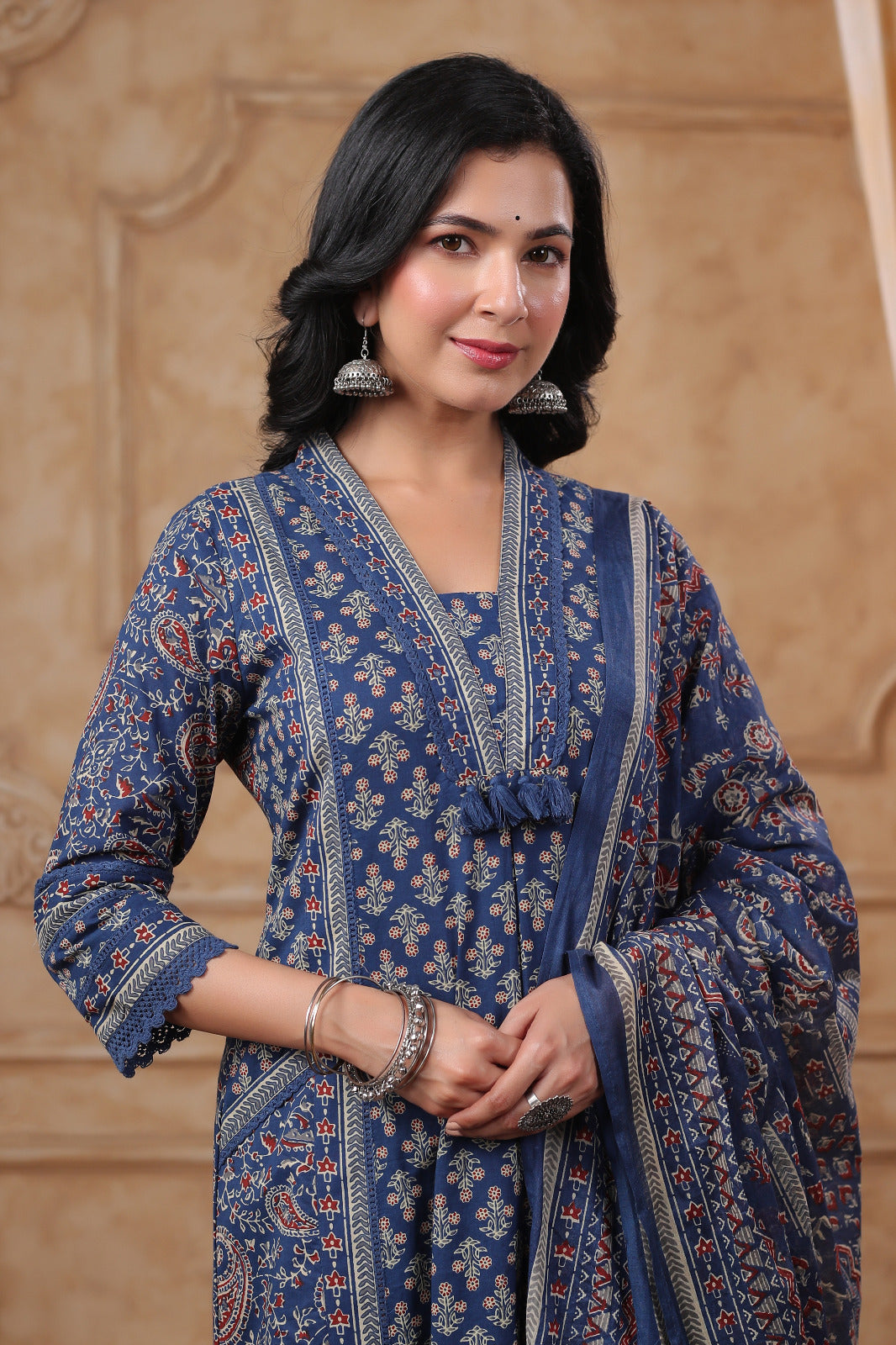 Blue Meher Suit  Set (Set of 3) 4