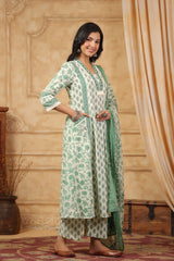 Green Noor Suit Set (Set of 3)