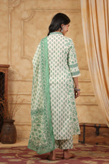 Green Noor Suit Set (Set of 3)