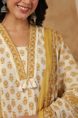 Yellow Noor Suit Set (Set of 3)