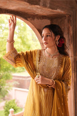 Yellow Noorani Suit Set (Set of 3)