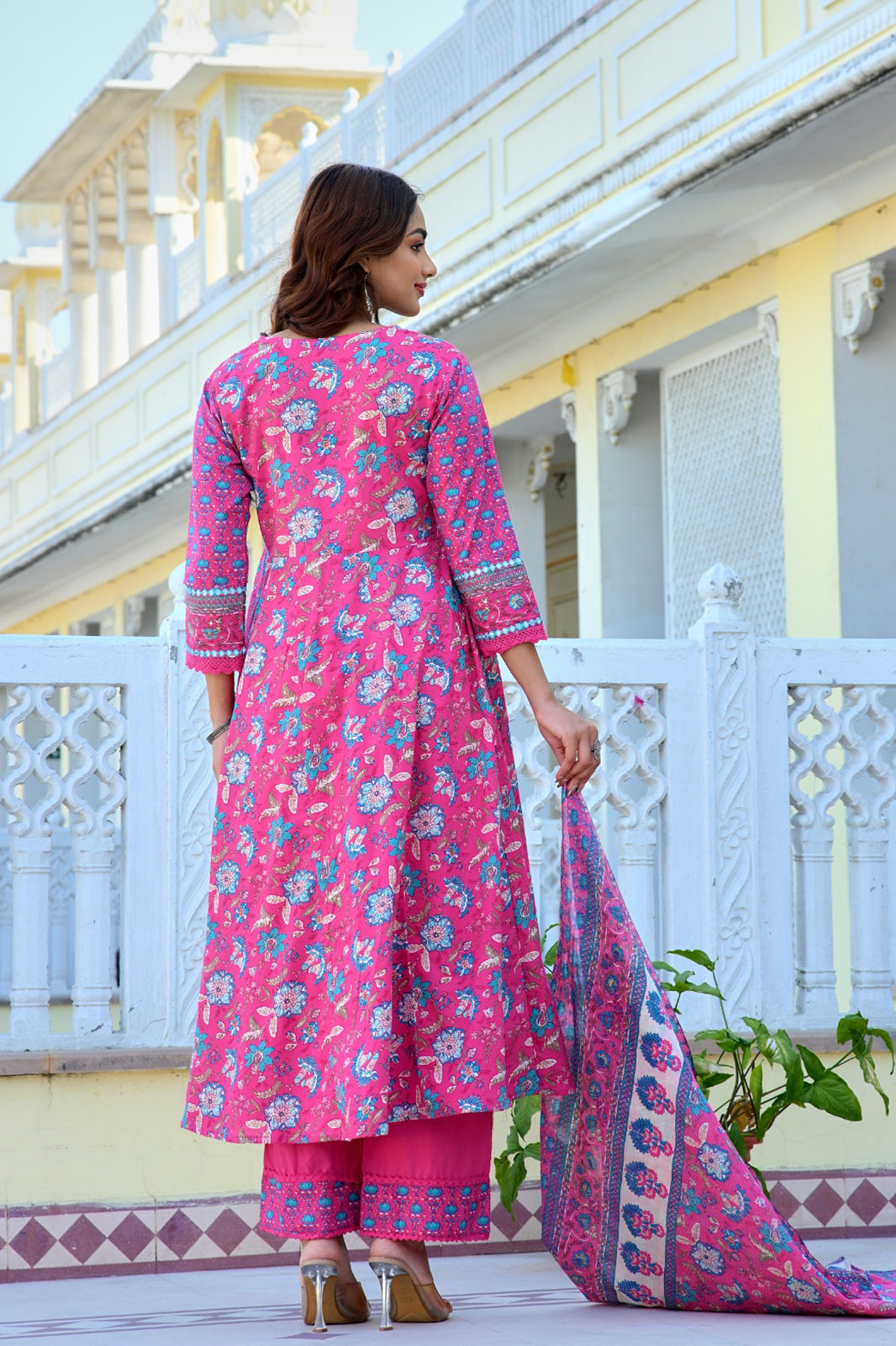 Blue Suhani Suit Set (Sset of 3)