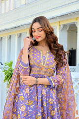 Purple Suhani Suit Set (Set of 3)