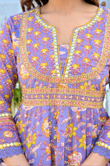 Purple Suhani Suit Set (Set of 3)