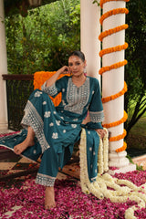 Blue Deep Suit Set (set of 3)