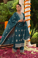 Blue Deep Suit Set (set of 3)